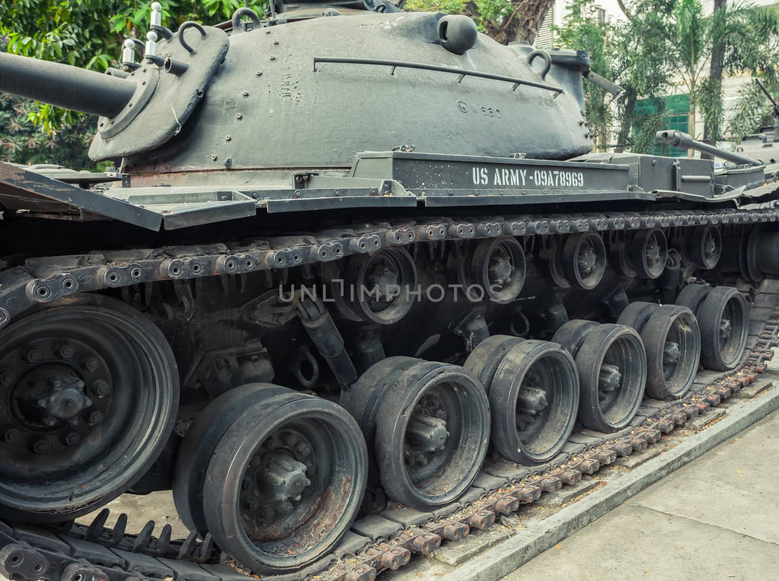 The monument of the Battle tank