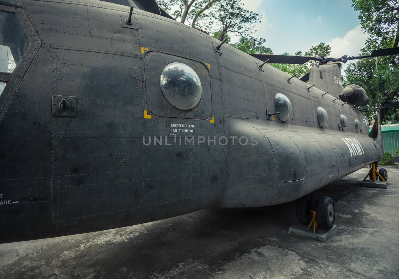 old war Airplane by witthaya