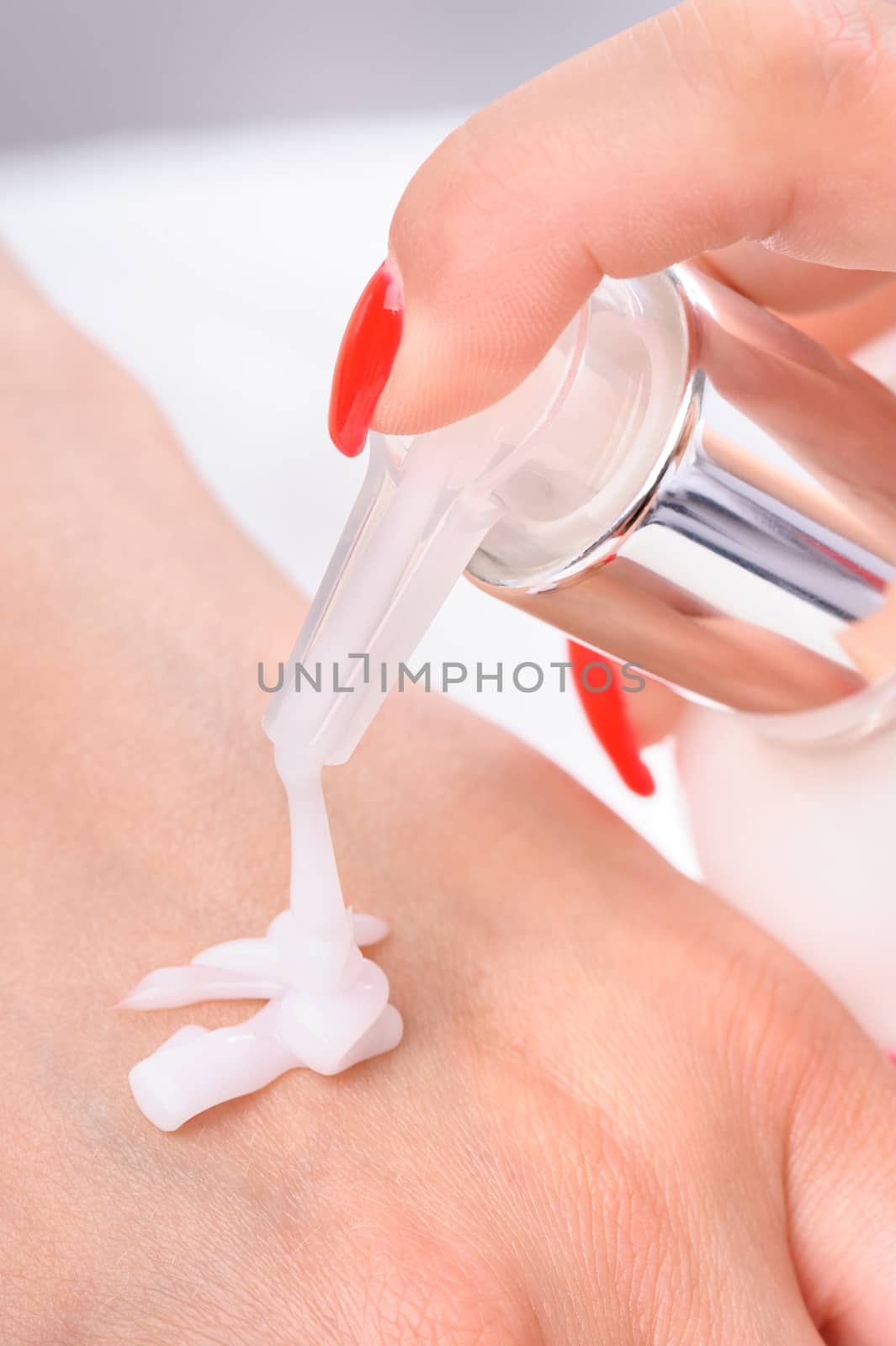 hands skin care - cream applying by starush