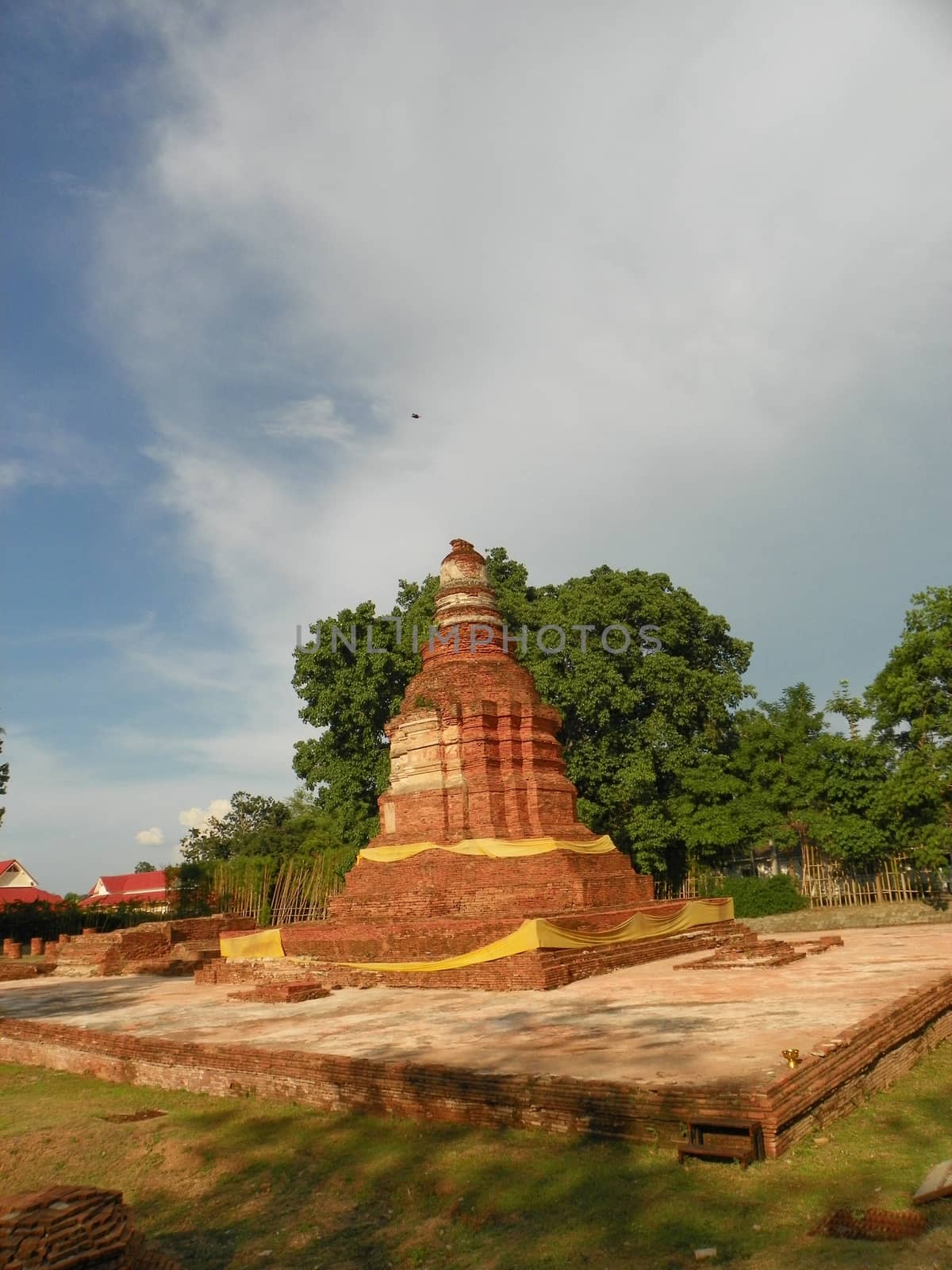 Pagoda of Weangkumkam the underground ancient city