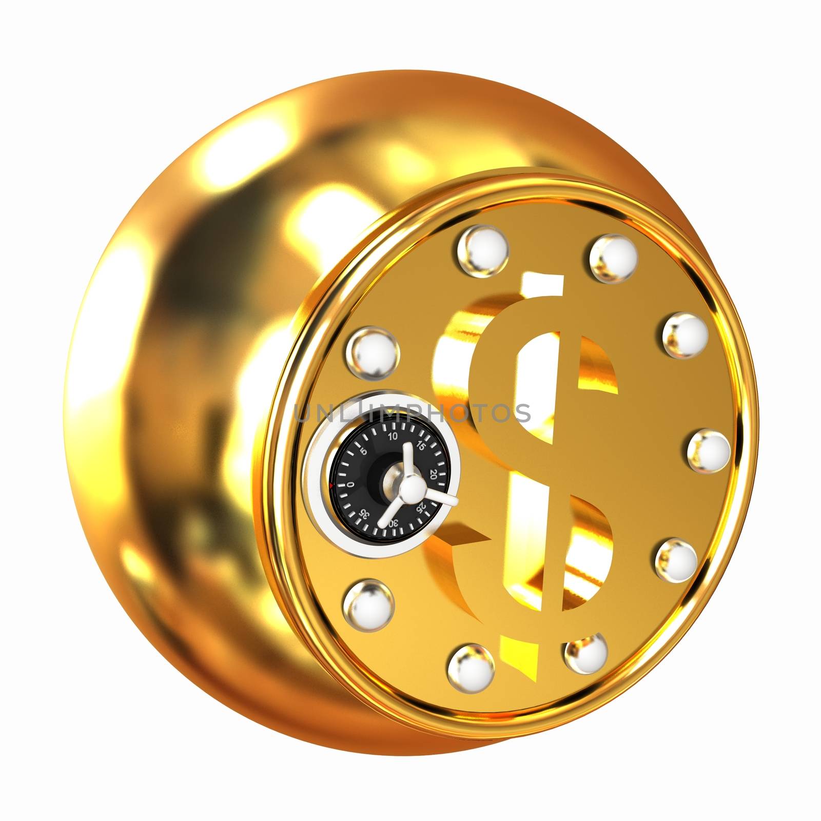 safe in the form of dollar coin by Guru3D