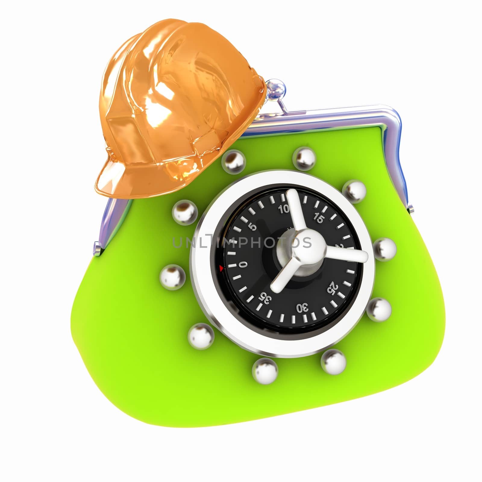 hard hat on purse safe by Guru3D