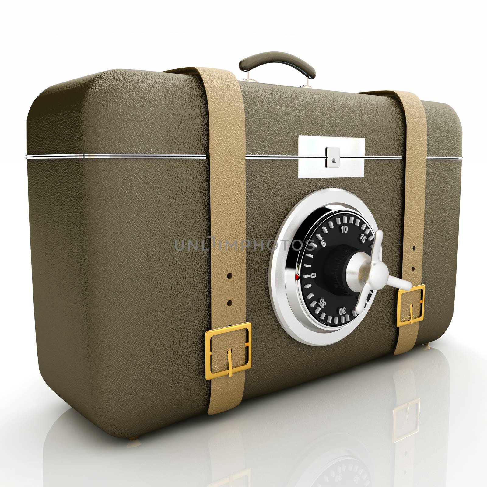 Leather suitcase-safe. by Guru3D