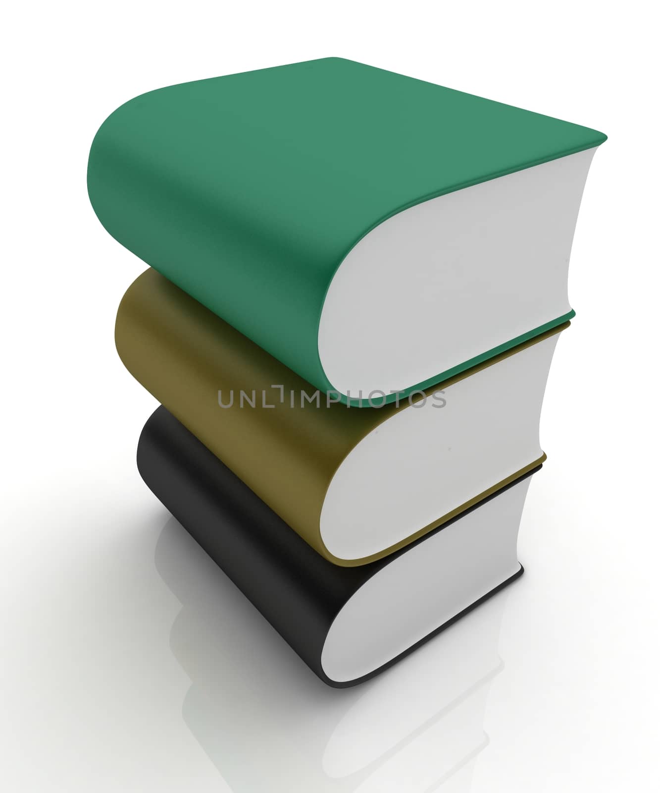 Glossy Books Icon isolated on a white background by Guru3D