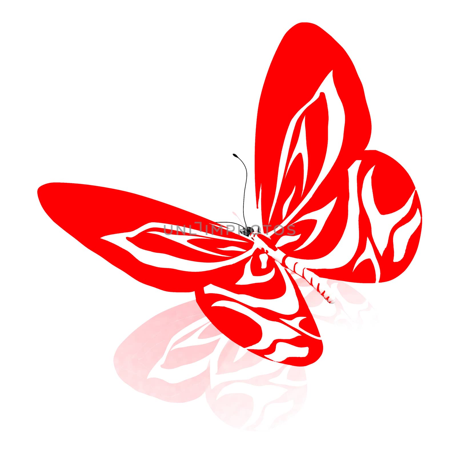 Abstract butterfly design by Guru3D