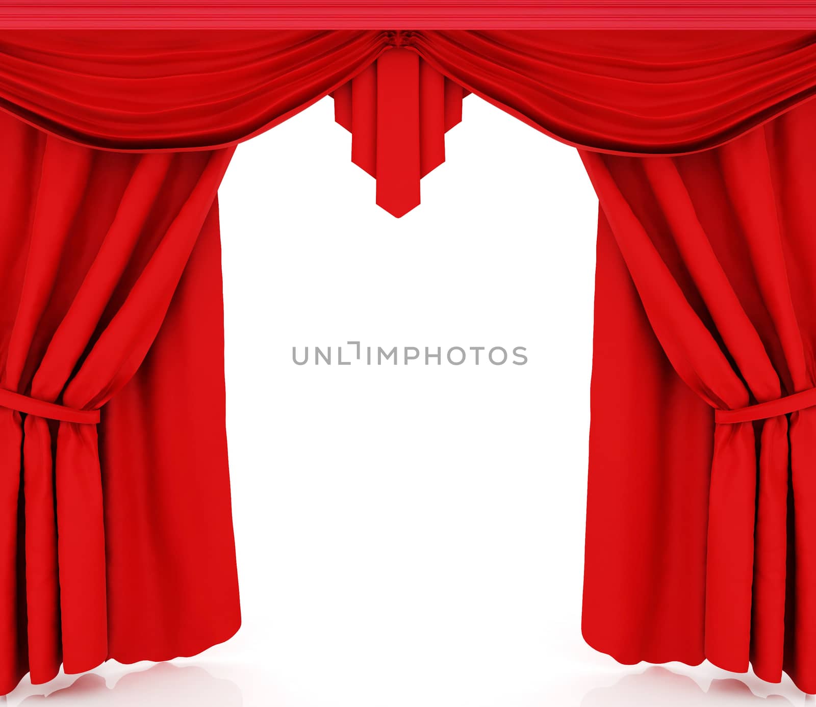 Red curtains by Guru3D