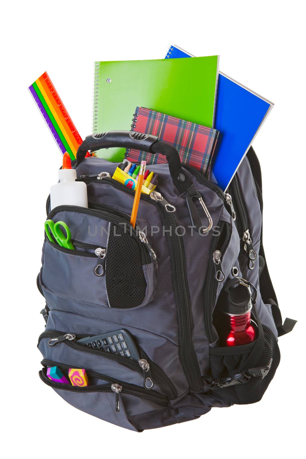 Backpack With School Supplies by songbird839