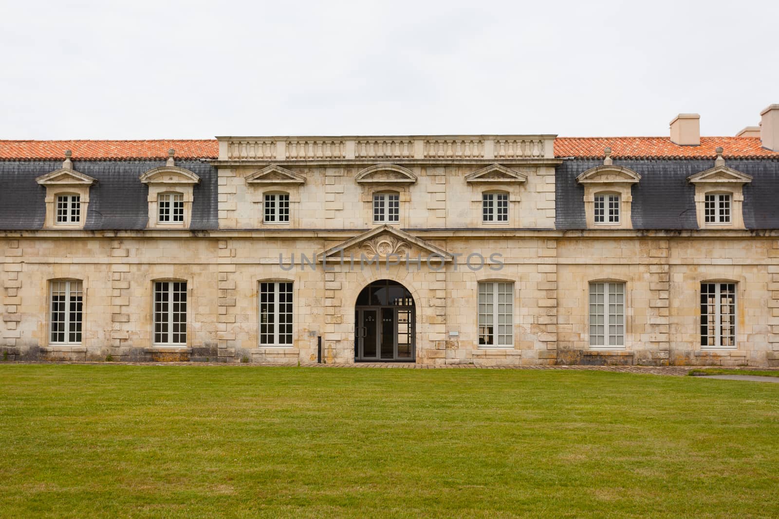 A section of the corderie royale historical monument in the city of Rochefort charente maritime region of France