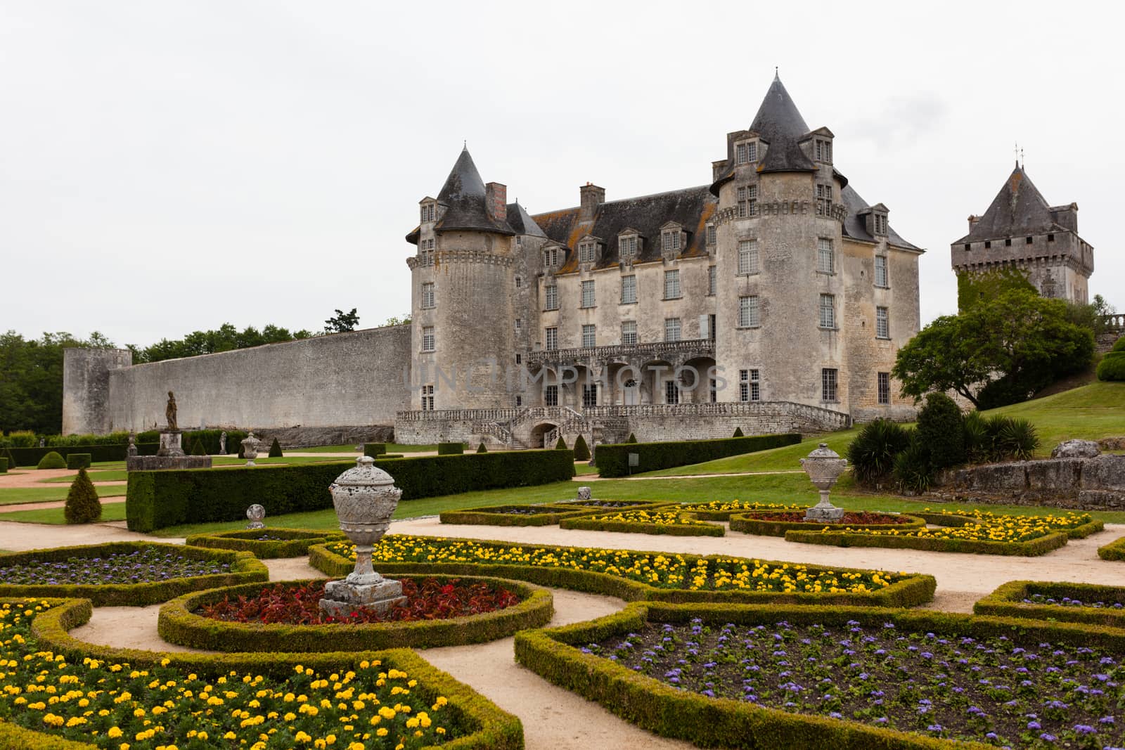 La Roche Courbon  castle in charente maritime region of France
