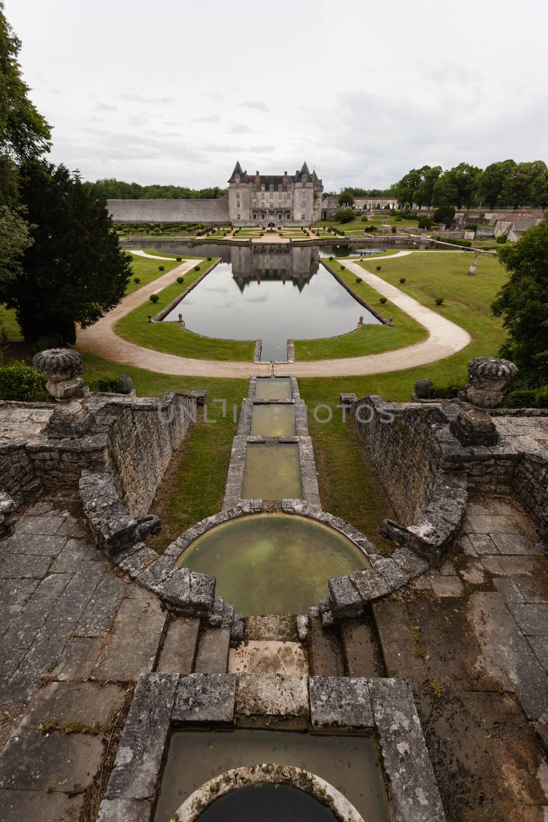 La Roche Courbon  castle in charente maritime region of France