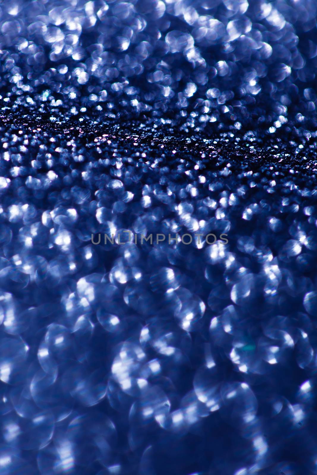 Defocused abstract blue lights background by shebeko