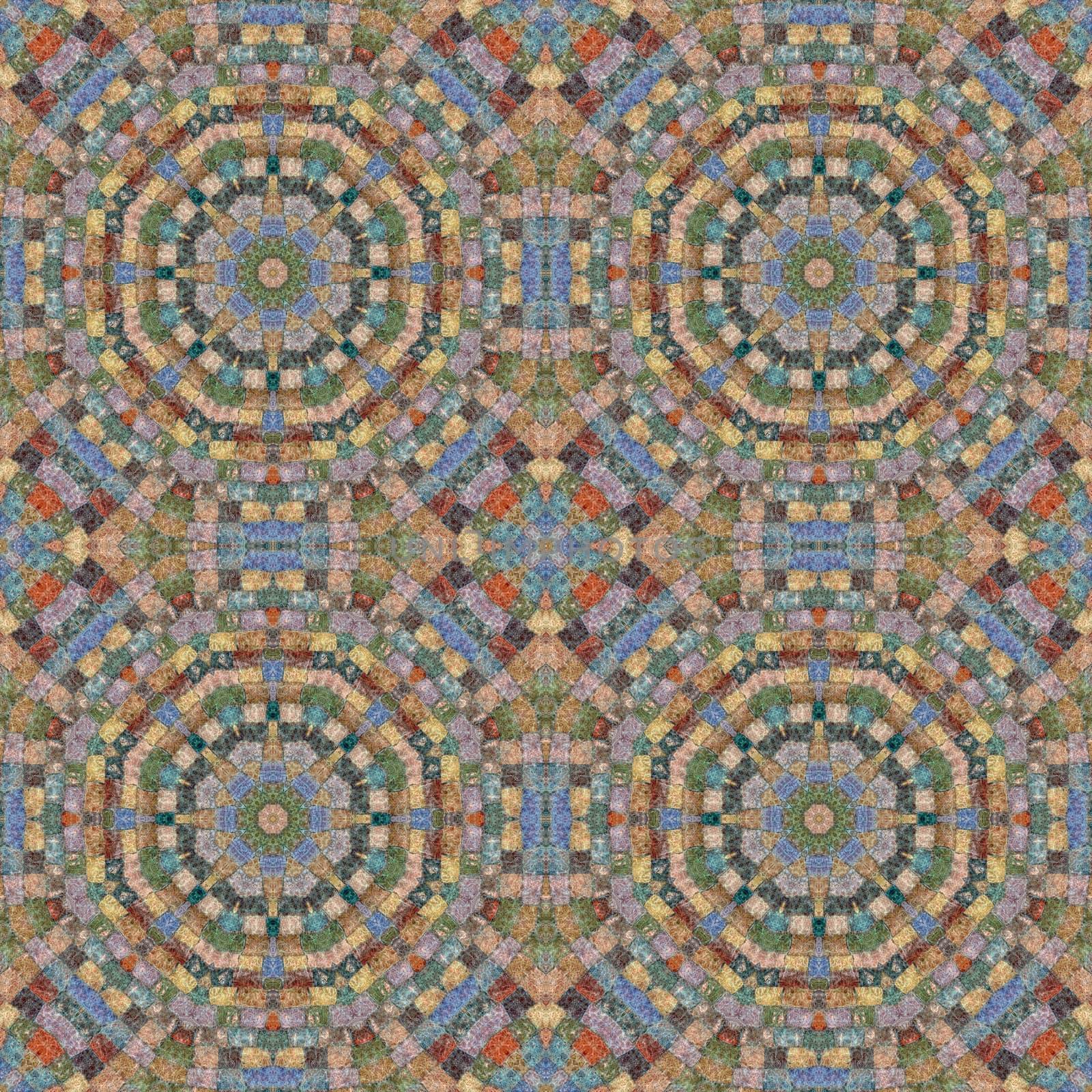 Abstract artistic background, seamless abstract pattern, mosaic of fabric, colored wool mohair