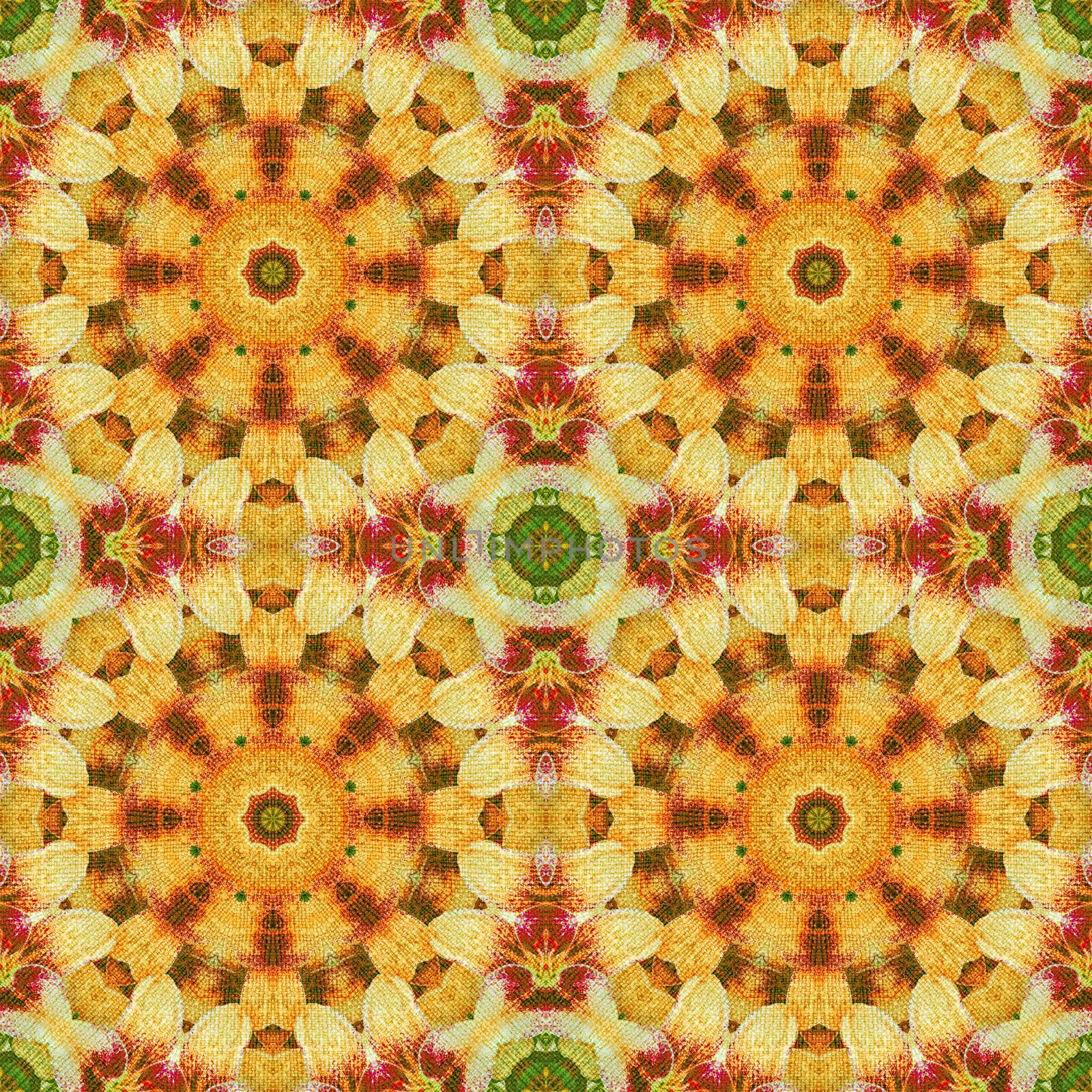 Artistic background, seamless abstract floral pattern, paintings on canvas