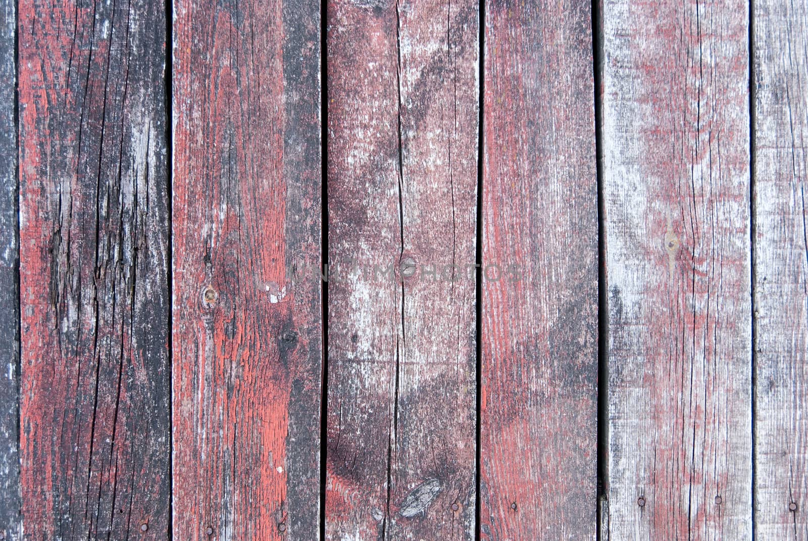 Closeup of old wood planks texture background by Zhukow