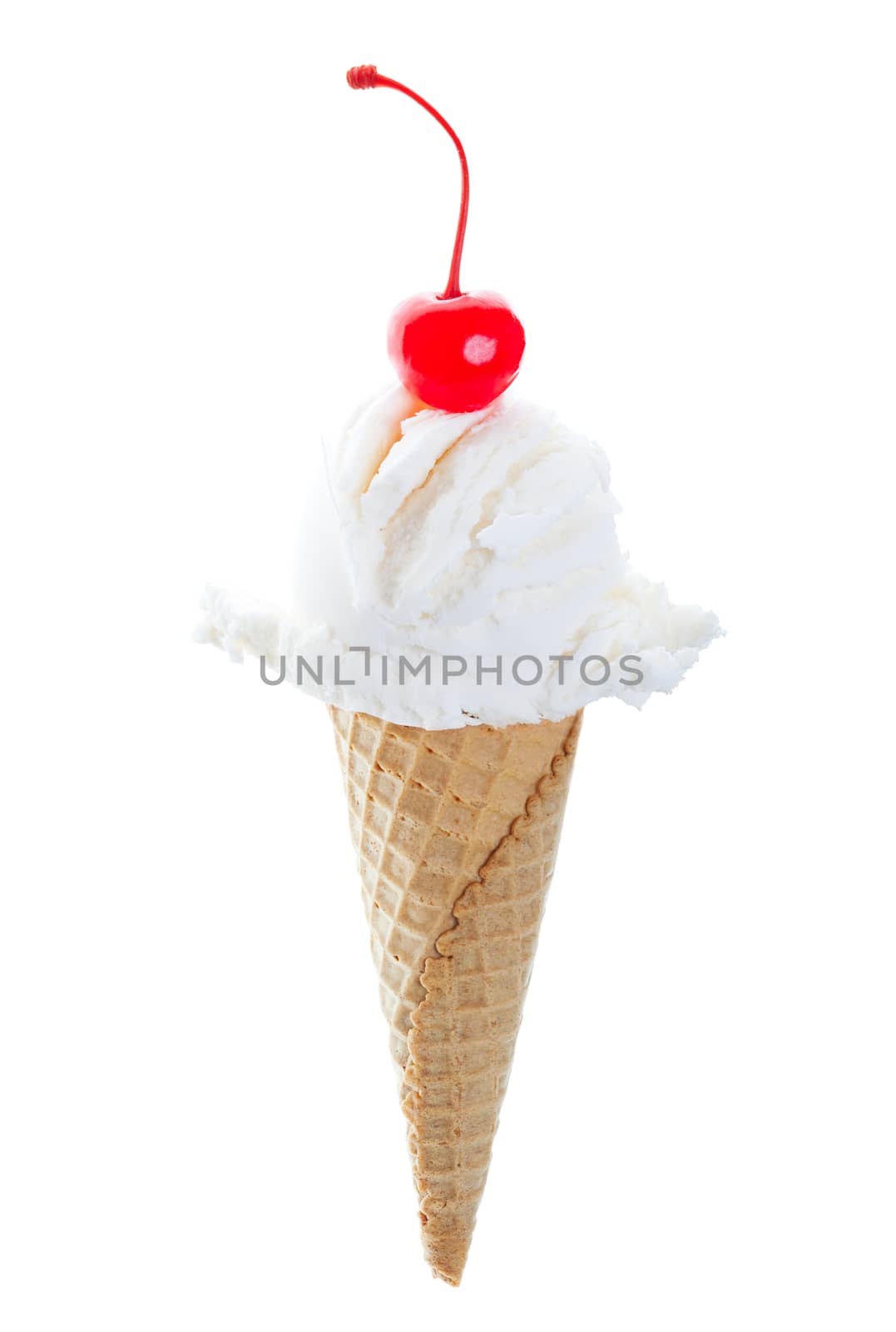 Vanilla Ice Cream Cone by songbird839