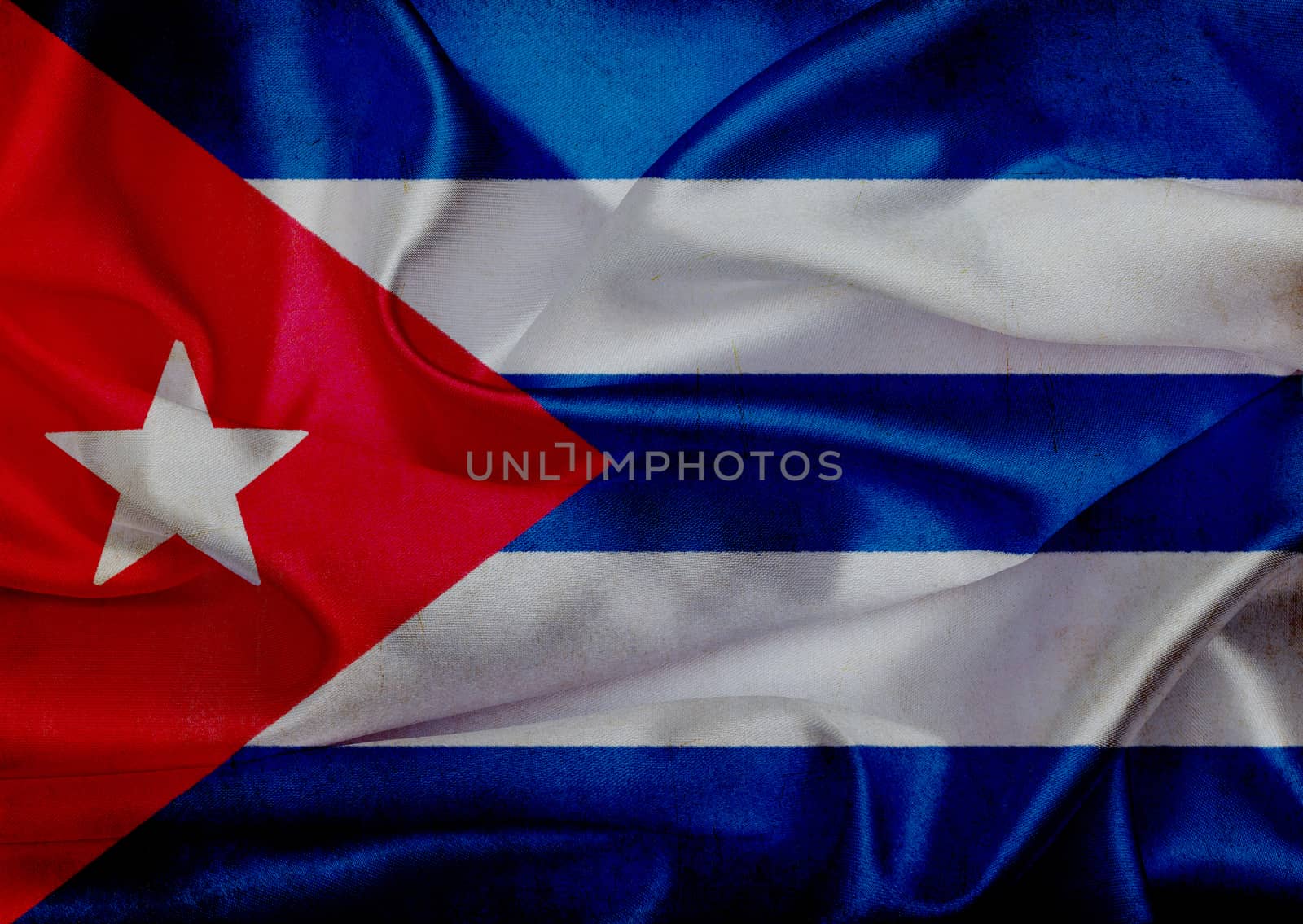 Cuba grunge waving flag by taesmileland