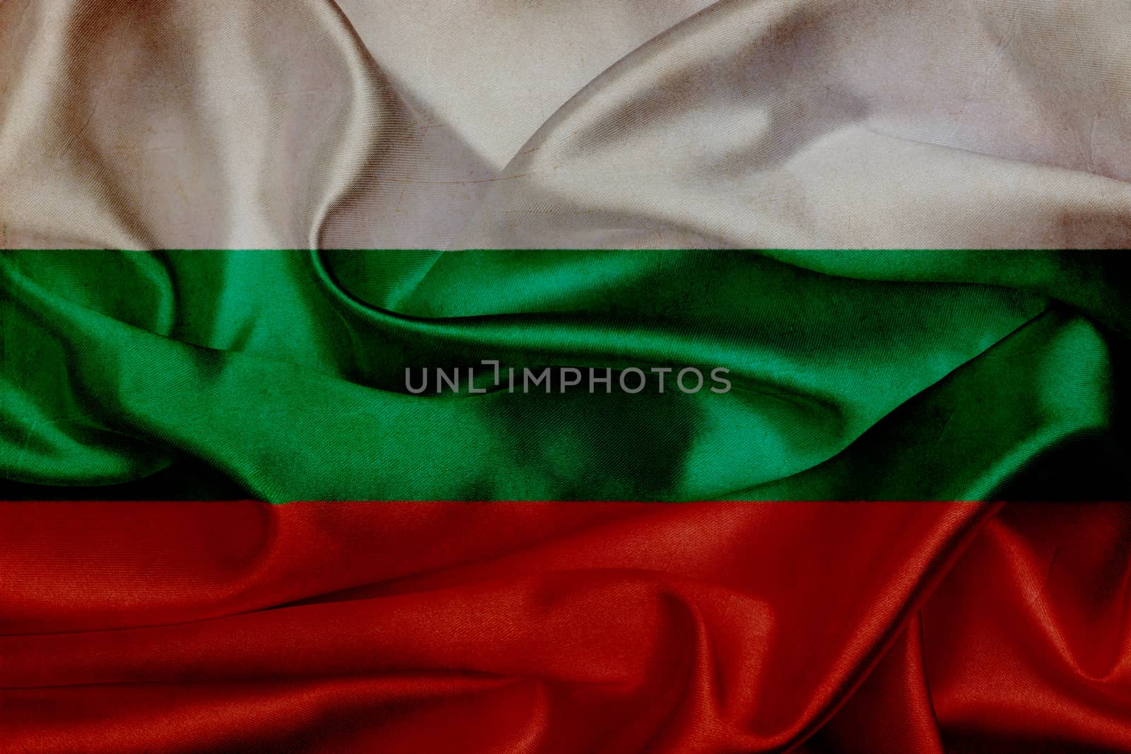 Bulgaria grunge waving flag by taesmileland
