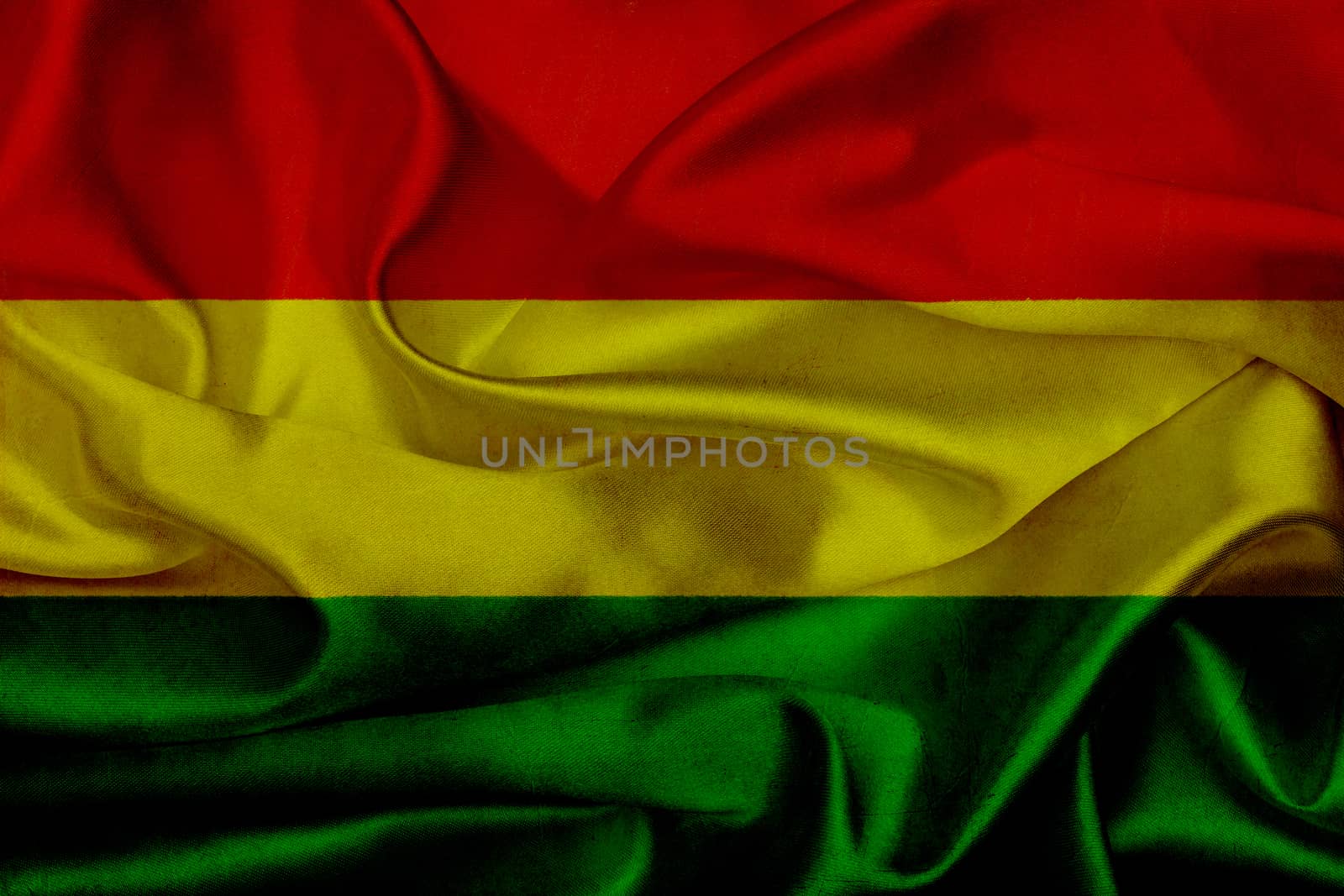 Bolivia grunge waving flag