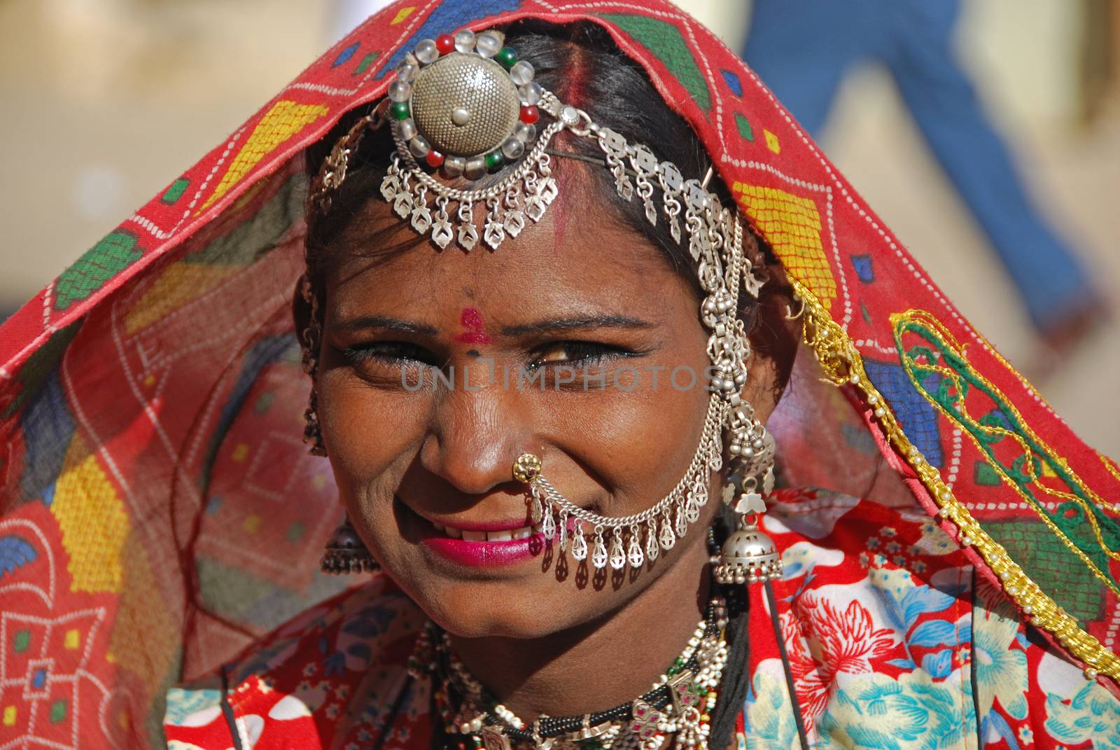 A woman posing on a street in Jaisalmer, India
07 Jan 2009
No model release
Editorial only