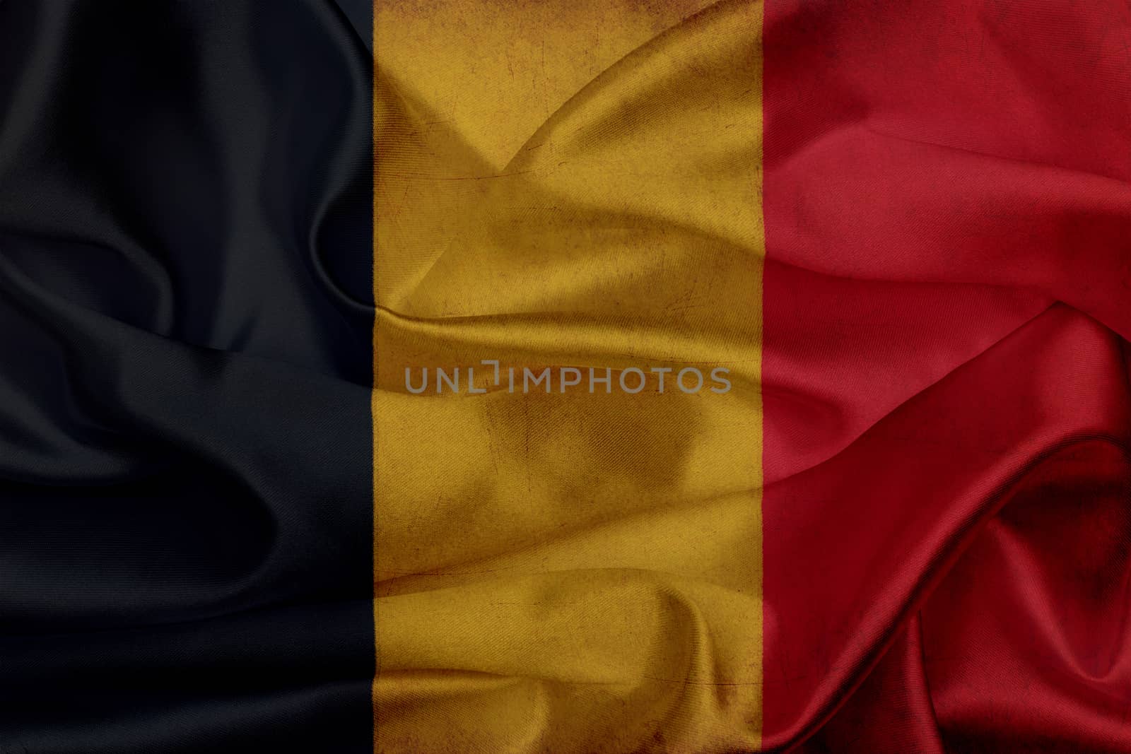 belgium grunge waving flag
