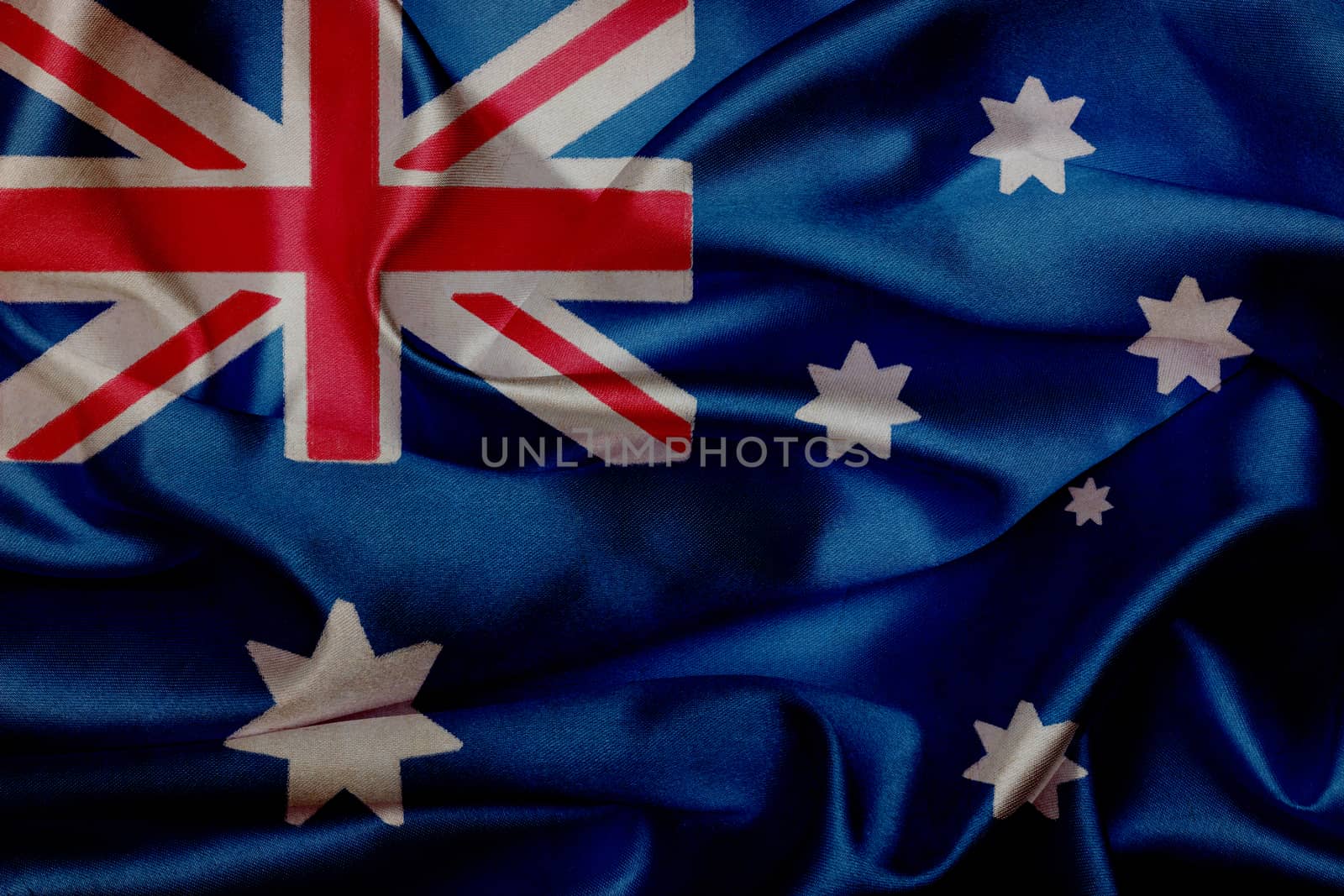 Australia grunge waving flag