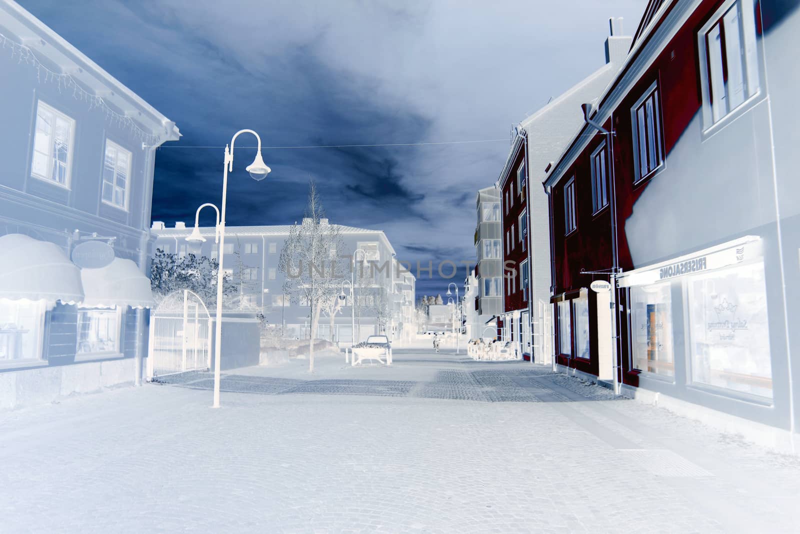 Swedish town infrared filter