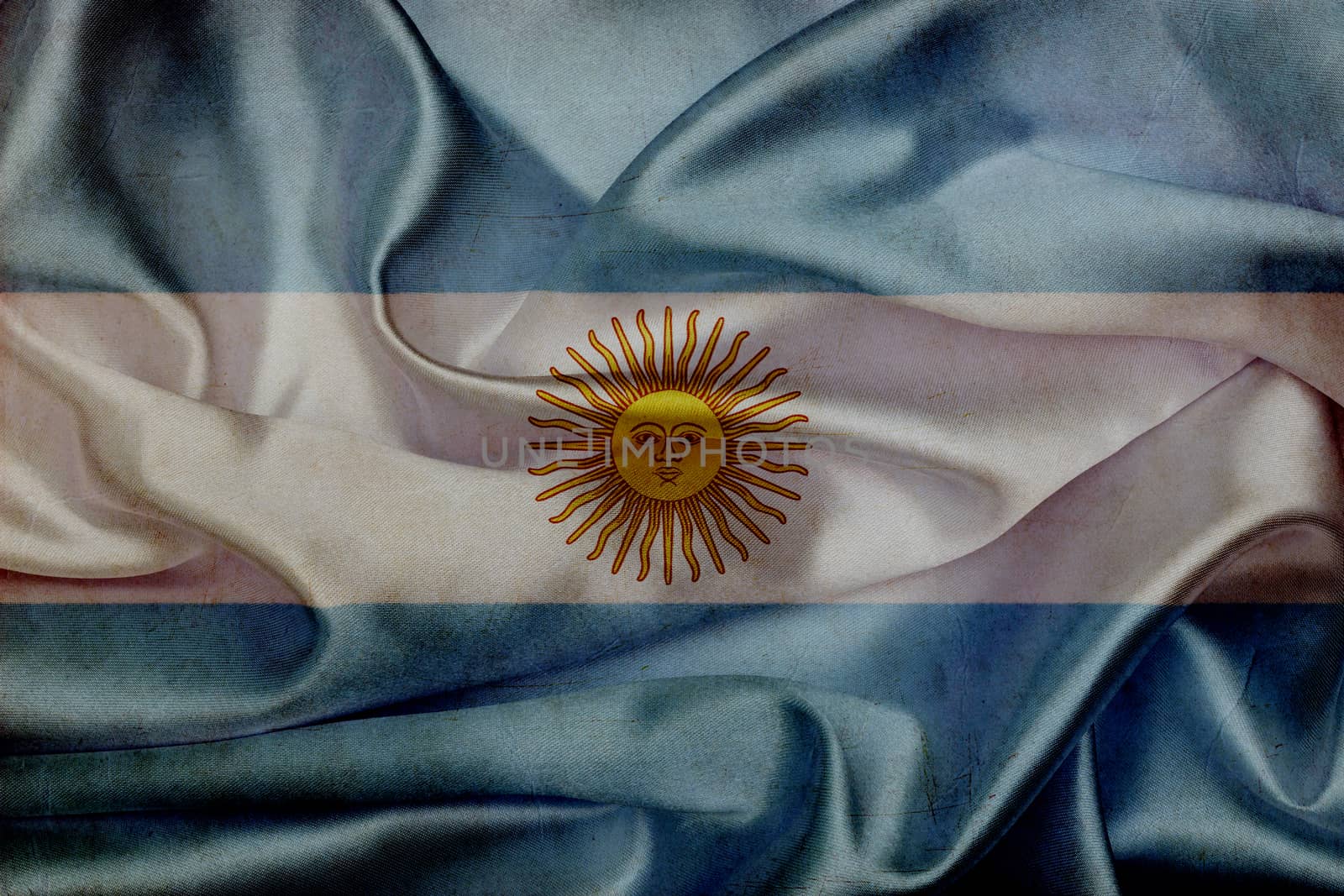 Argentina grunge waving flag by taesmileland