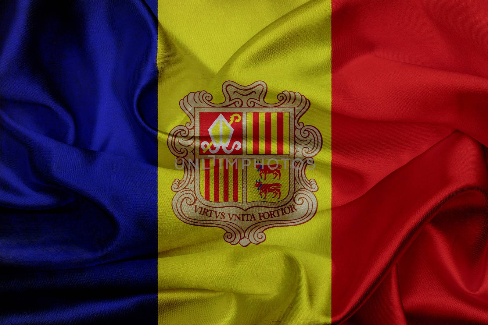 andorra grunge waving flag by taesmileland