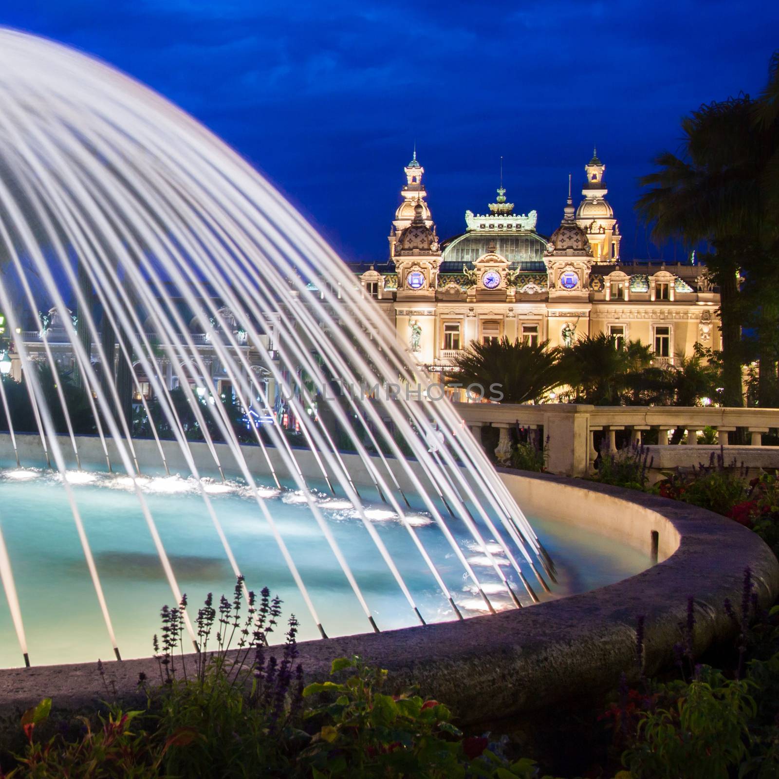 The Monte Carlo Casino is a gambling and entertainment complex located in Monte Carlo, Monaco, Cote de Azul, France, Europe. It includes a casino, the Grand Theatre de Monte Carlo, and the office of Les Ballets de Monte Carlo.