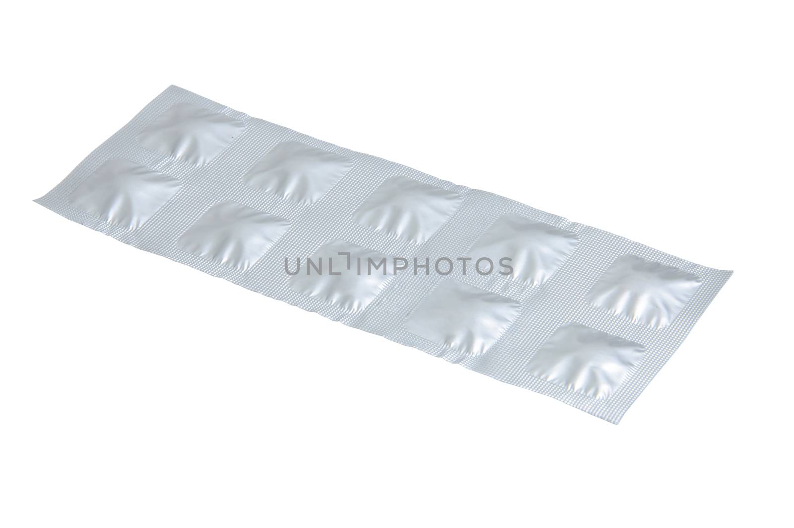 Packs of pills isolated on white background 