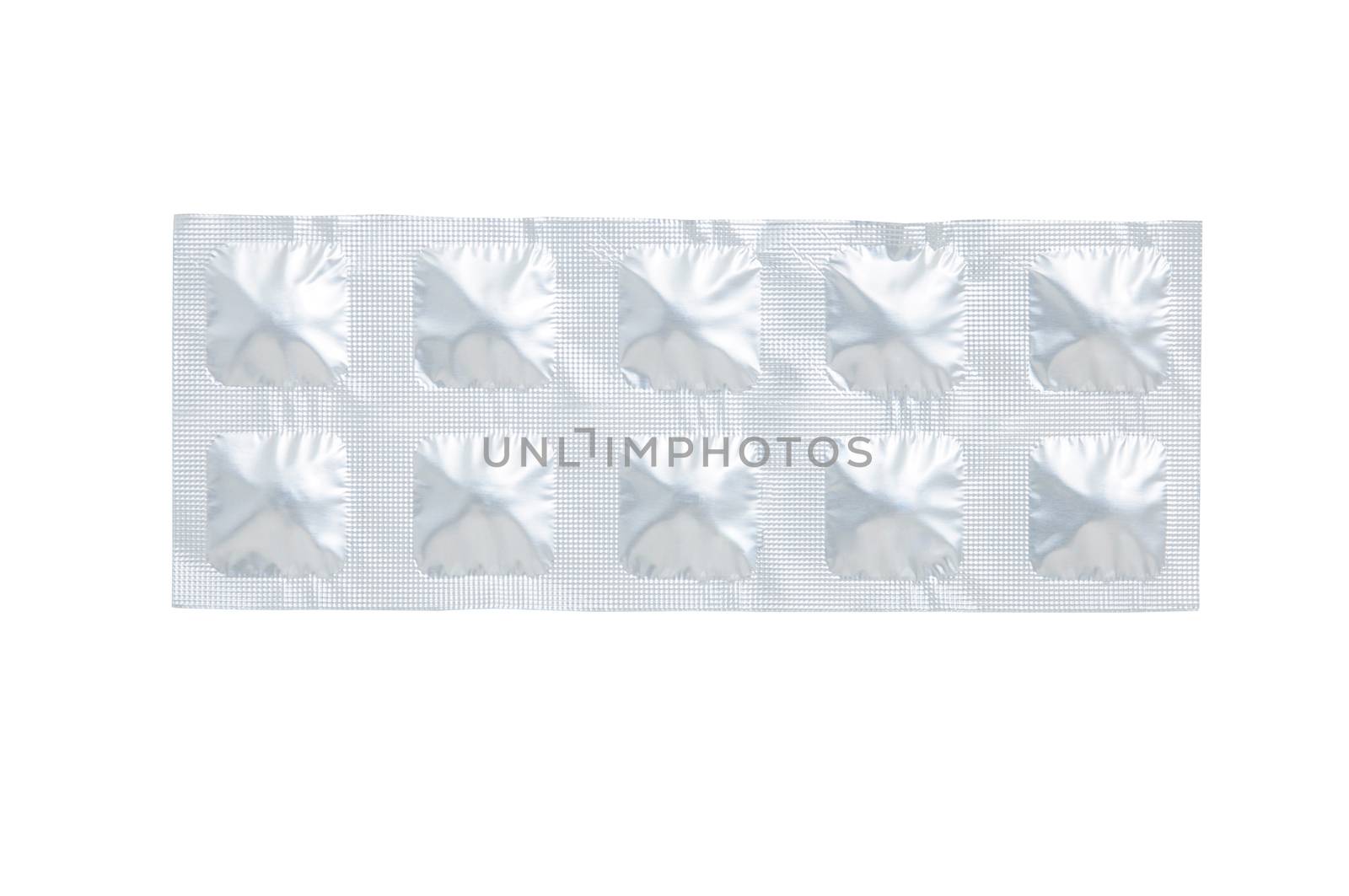 Packs of pills isolated  by NuwatPhoto