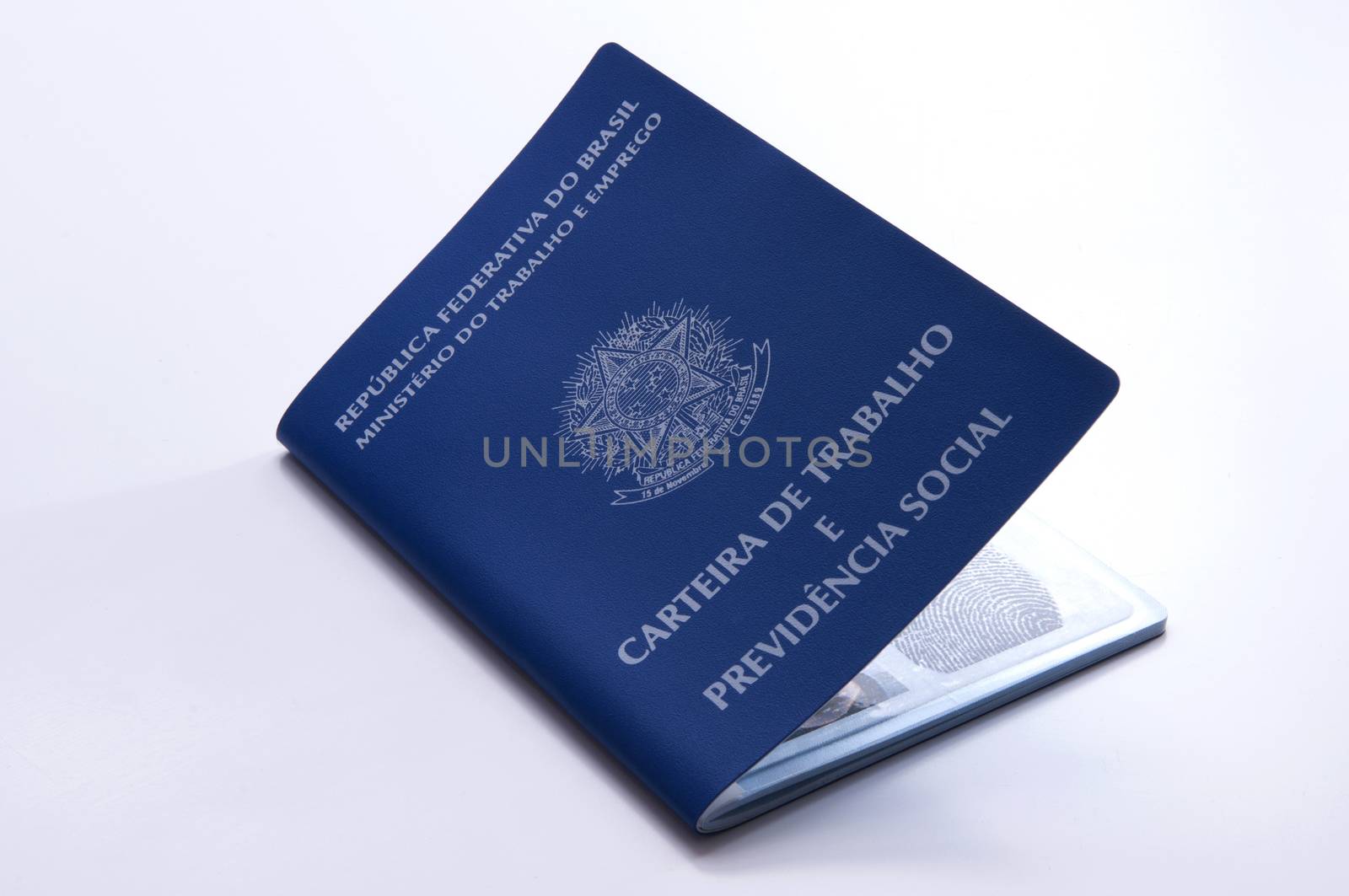 Brazilian work document and social security document (carteira d by rodrigobellizzi