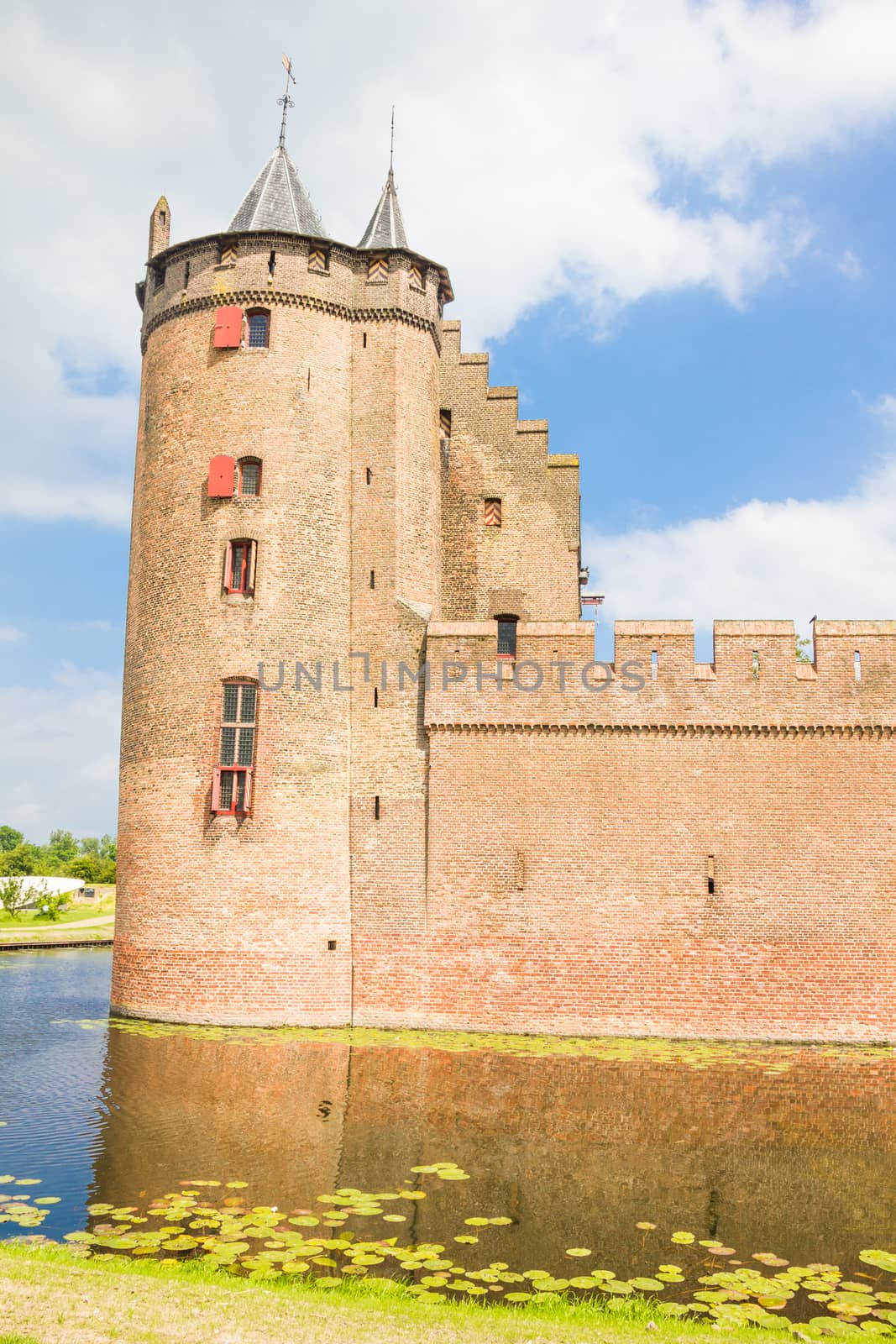 Medieval castle, Muiderslot, Muiden, The Netherlands by gianliguori