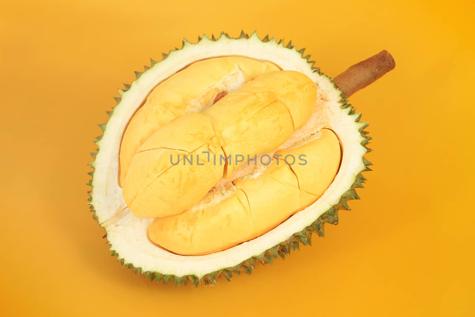 Peeled durian 