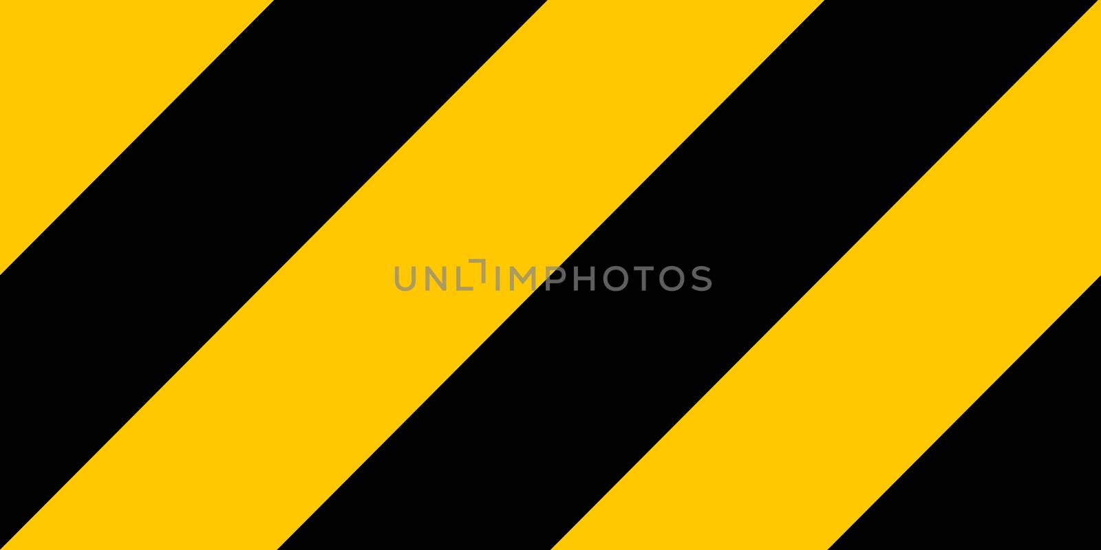 Warning black and yellow hazard stripes texture. Construction sign