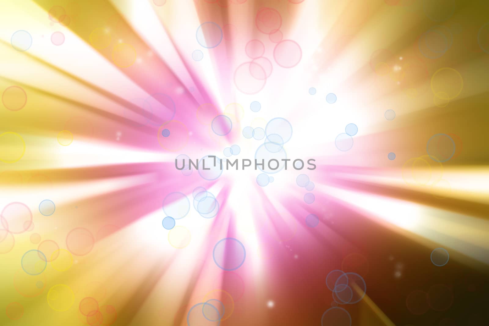 Bright blast of light background