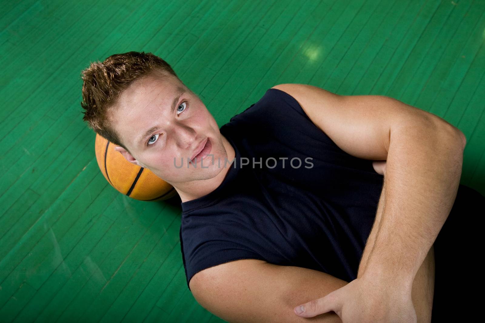 Resting Basketball Player by songbird839