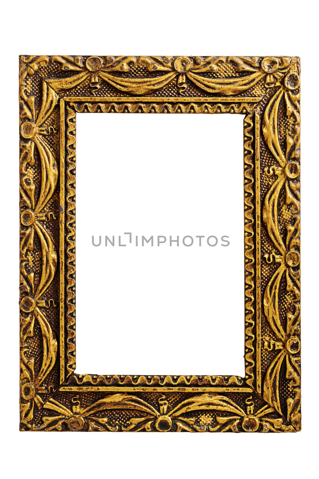 Old antique gold frame by NuwatPhoto