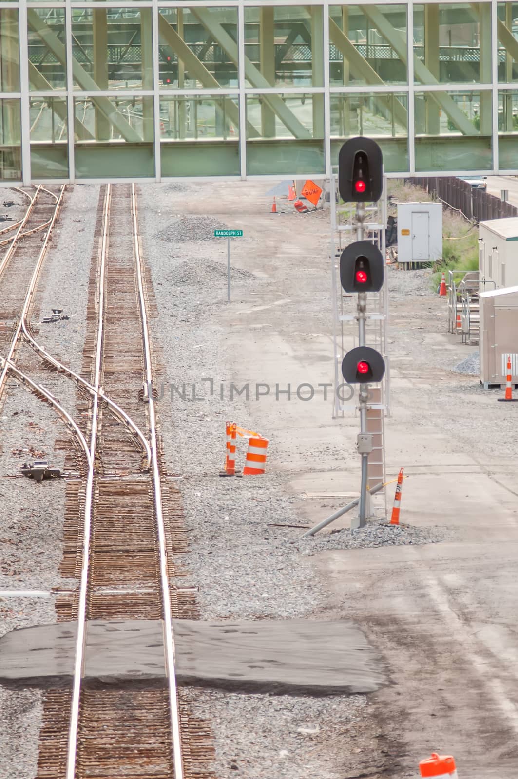 Full Frame of Railroad Tracks by digidreamgrafix