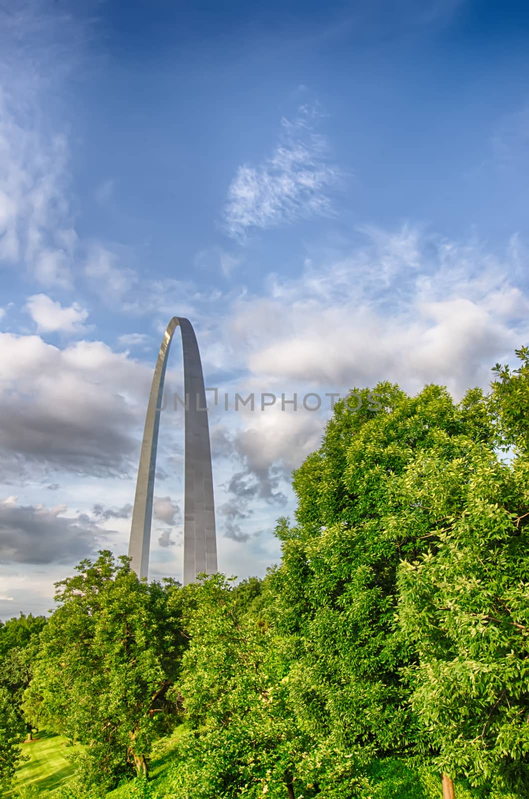 gateway arch in st louis missouri  by digidreamgrafix