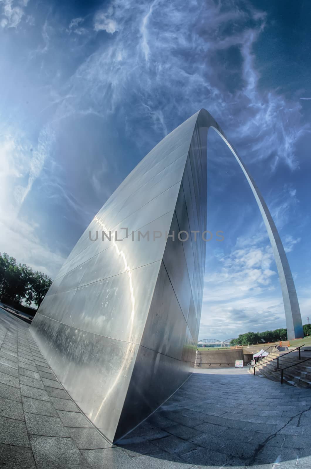 gateway arch in st louis missouri  by digidreamgrafix