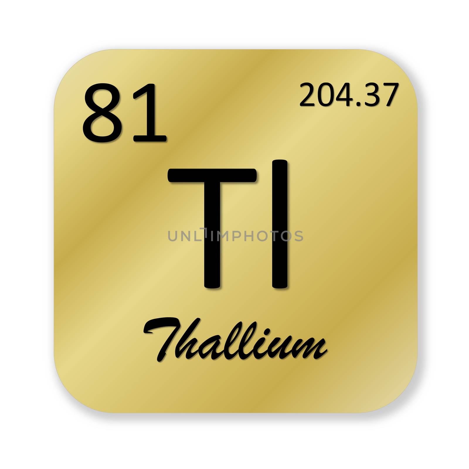 Thallium element by Elenaphotos21