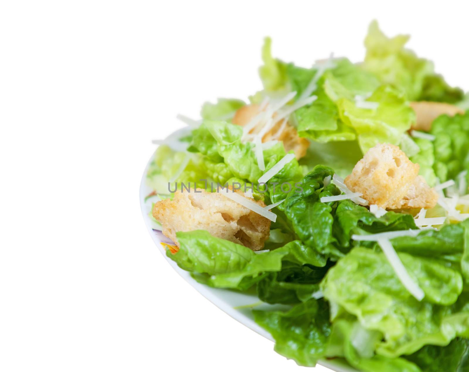 Side of Caesar Salad with Clipping Path by songbird839