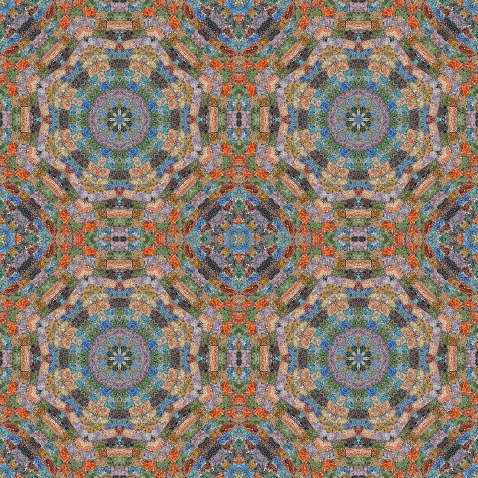 Abstract artistic background, seamless abstract pattern, mosaic of fabric, colored wool mohair