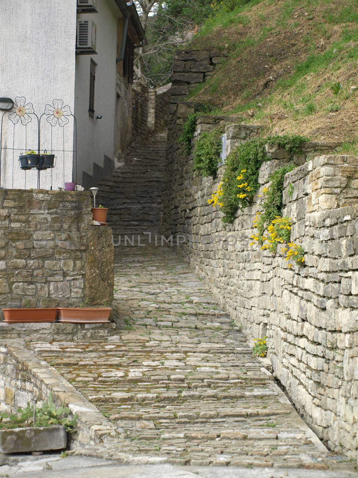 old Mediterranean stone house in Istria     