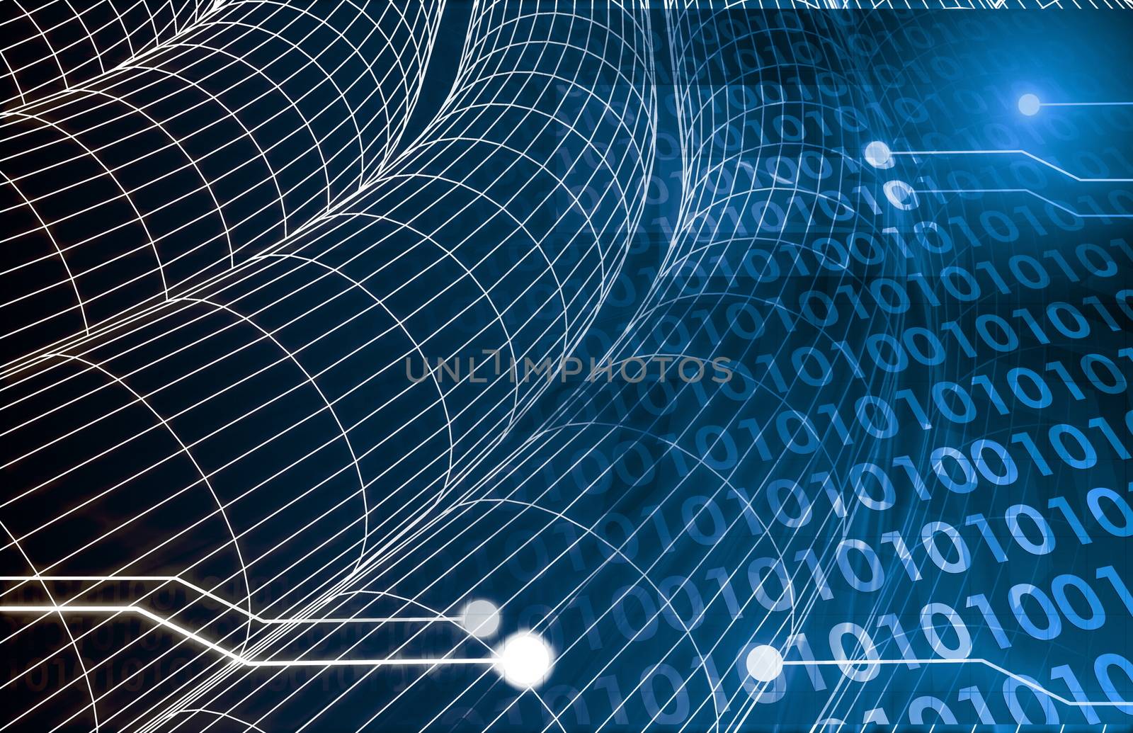 Digital Imagery with Data Network Transfer Art