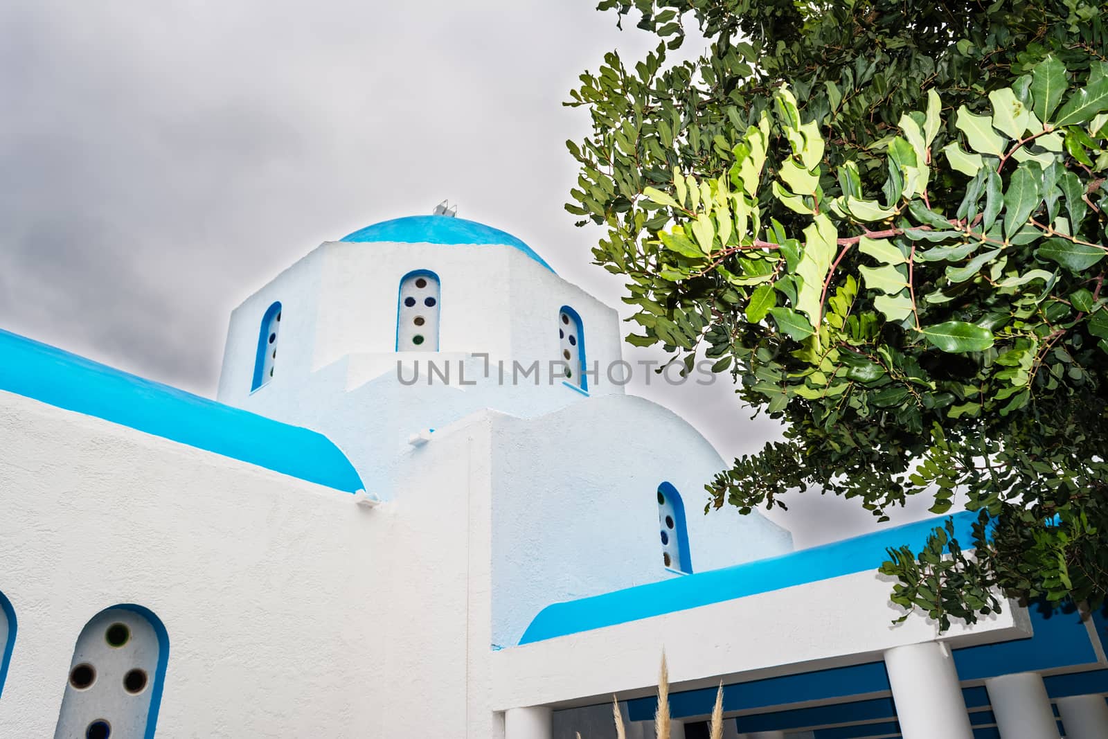 A small Greek orthodox church in Greece