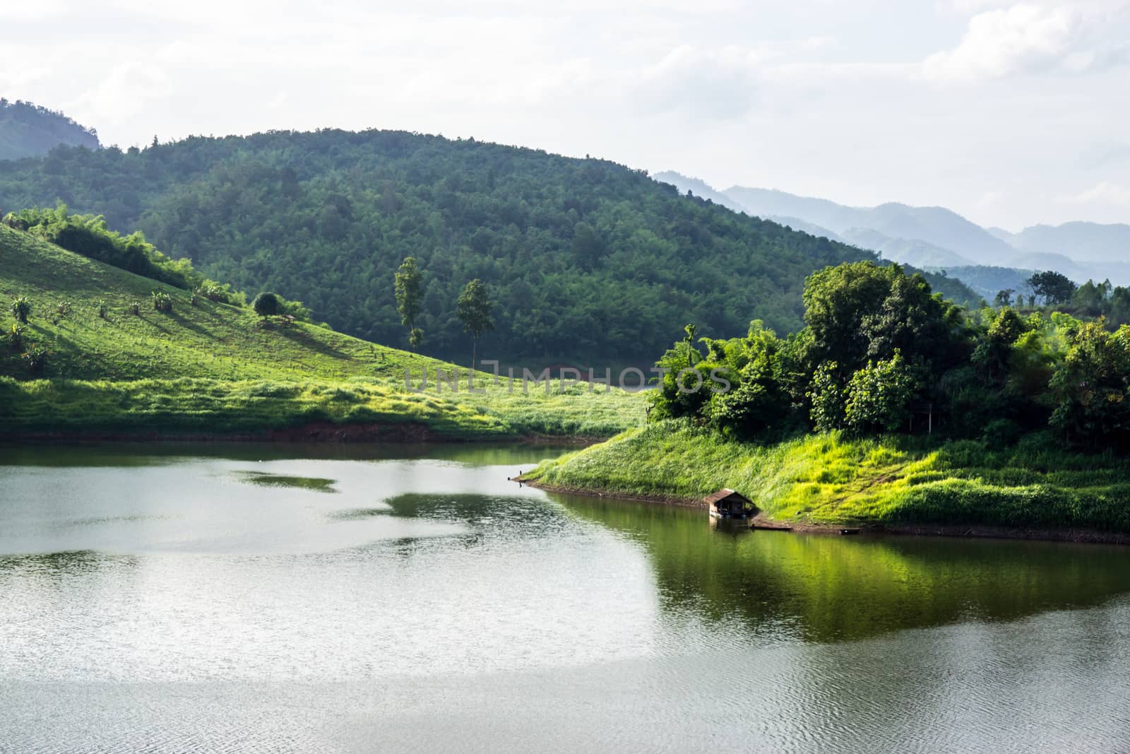 sight seeing of Mae suay dam,Chiangrai,Thailand