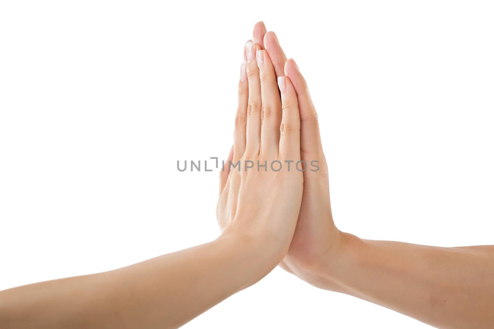 Man and woman holding hands, closeup image.