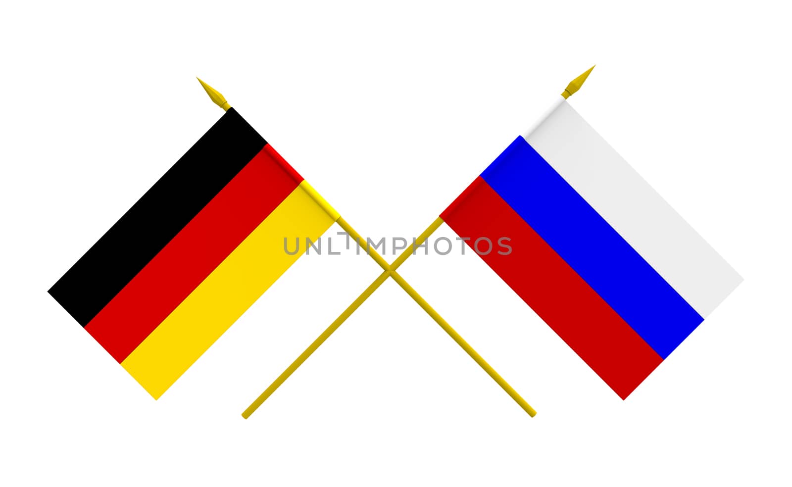 Flags, Russia and Germany by Boris15